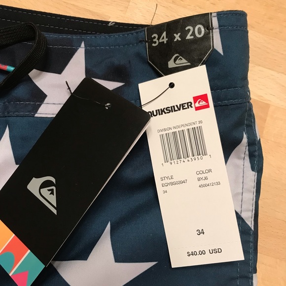 Quiksilver Boardshorts Brand New - Picture 3 of 3